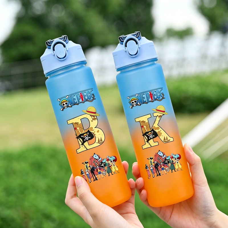 Kids Outdoor Movies - One Piece Letter A-Z Kinder Waterfles