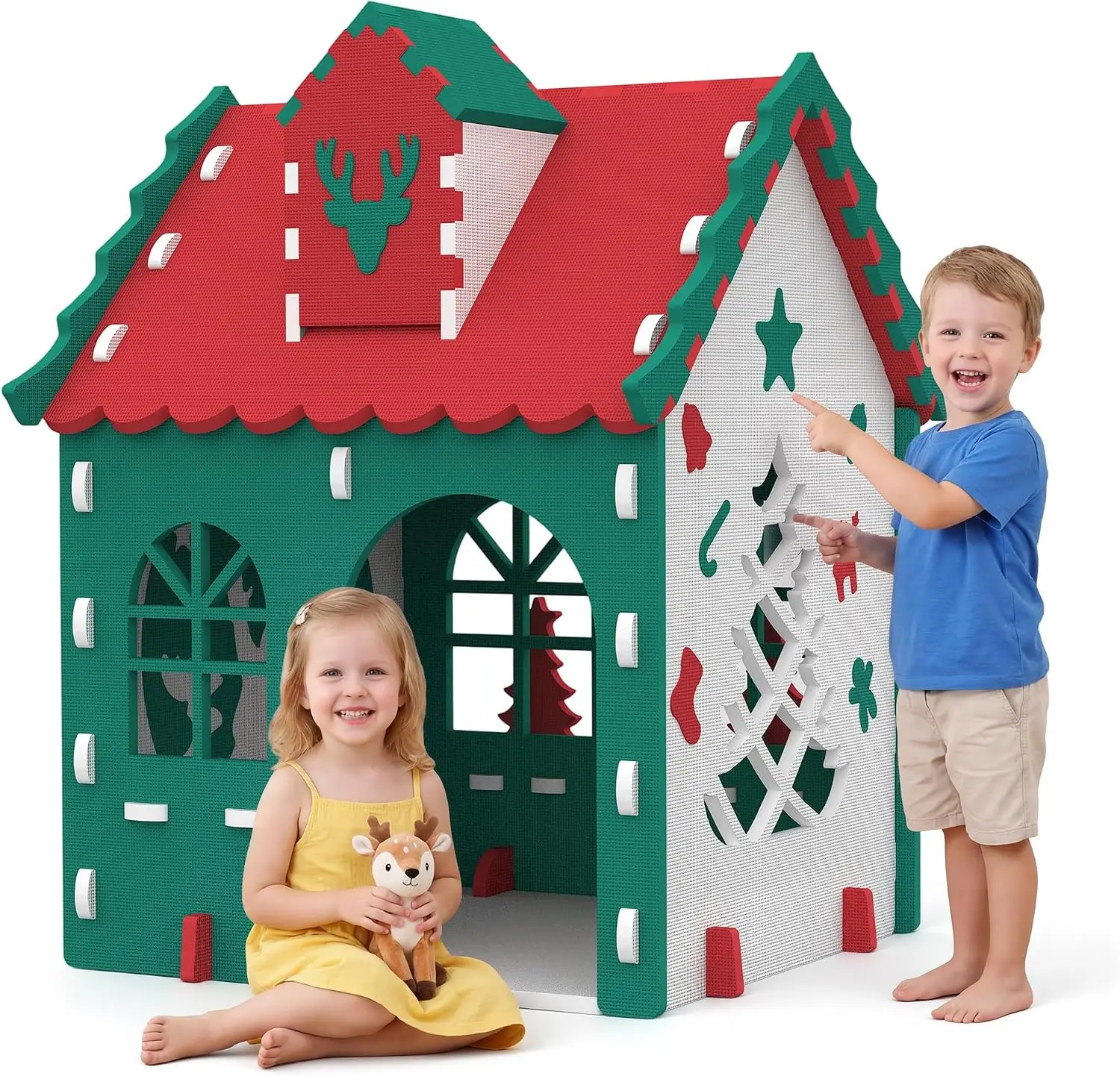 Kids Outdoor House With Kitchen - Speelhuis met keukenthema voor kinderen, binnen