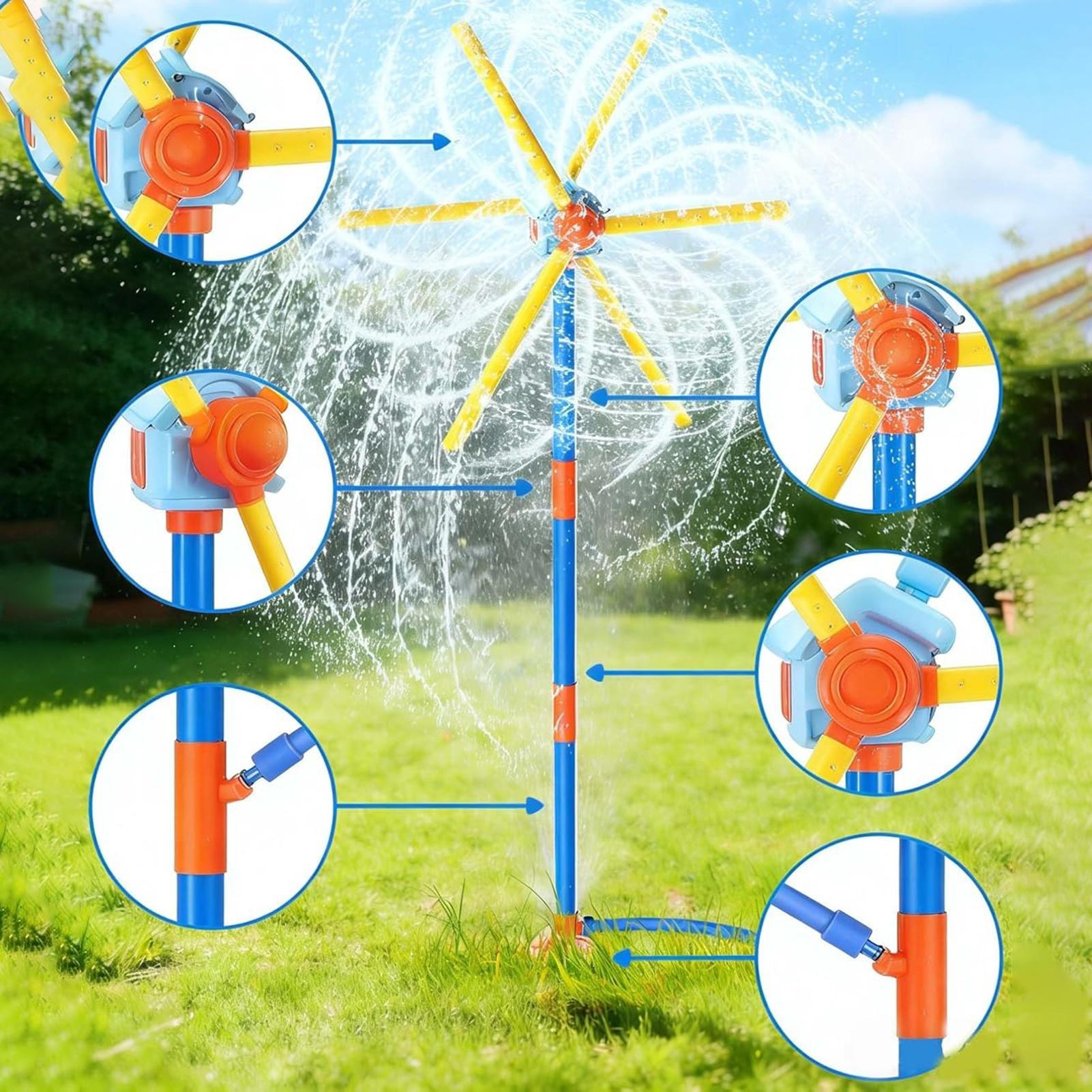 Kids Outdoor Movies - Kindersproeier Windmolen Leuke sproeier met 54