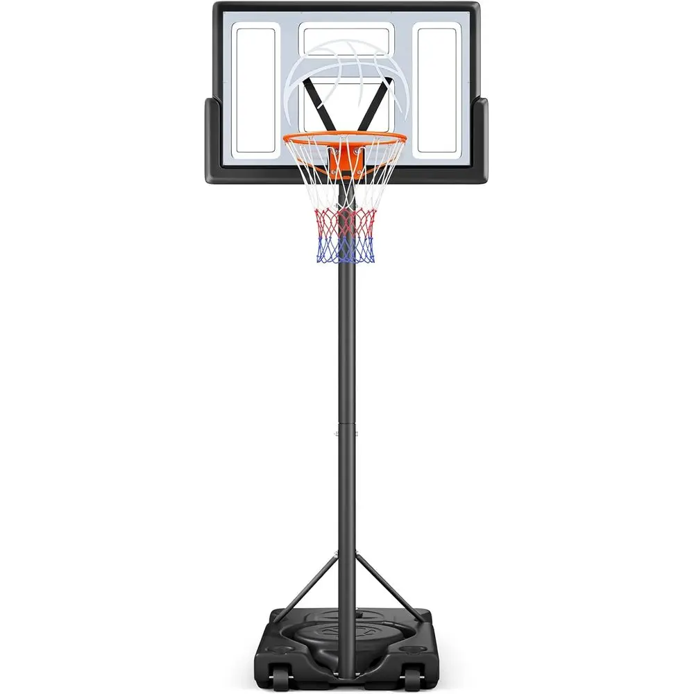 Kids Outdoor Basketball Hoop - Verstelbaar draagbaar buiten basketbal systeem voor