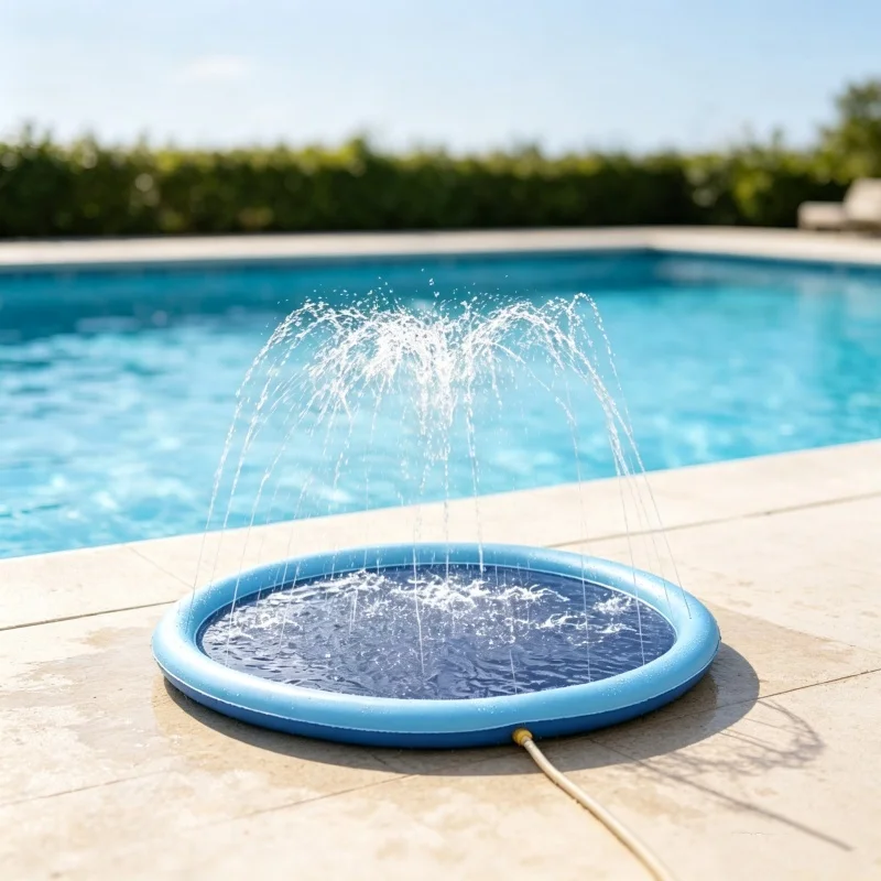 Sprinkler Splash Pad - Verdikte antislip spettermat met verstelbare sproeieropstelling