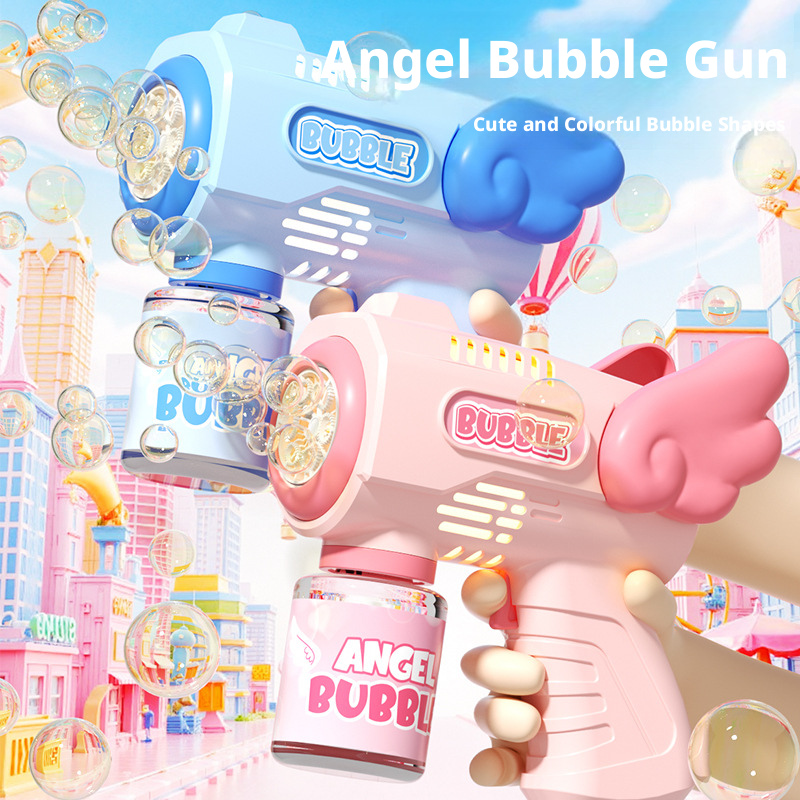 Kids Outdoor Toys B&Q - 2026 Nieuwste Model Angel Automatische Bellenblaasmachine