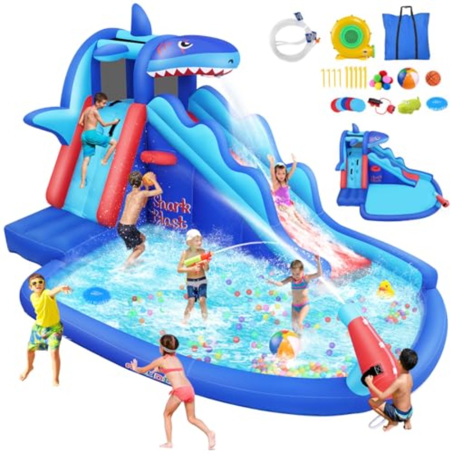 Kids Outdoor Inflatable Water Slide - Opblaasbare waterglijbaan springkasteel voor kinderen van