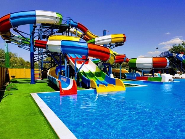 Outdoor Children'S Park - Buitenspeeltoestellen Aqua Waterpark Kinderen Spirale Waterglijbaan