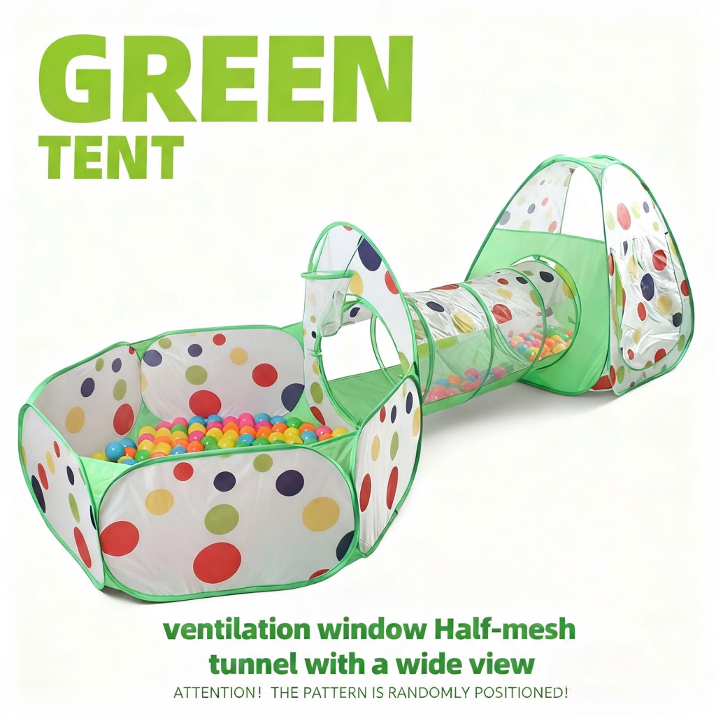 Kids Outdoor Daybed - Speeltent voor kinderen, speelballenbad - speeltunnel