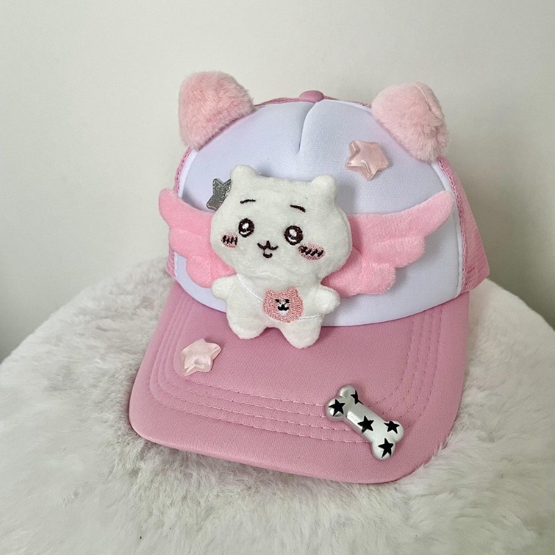 Kids Outdoor Movies - Anime Chiikawa Usagi Baseball Cap Geborduurd