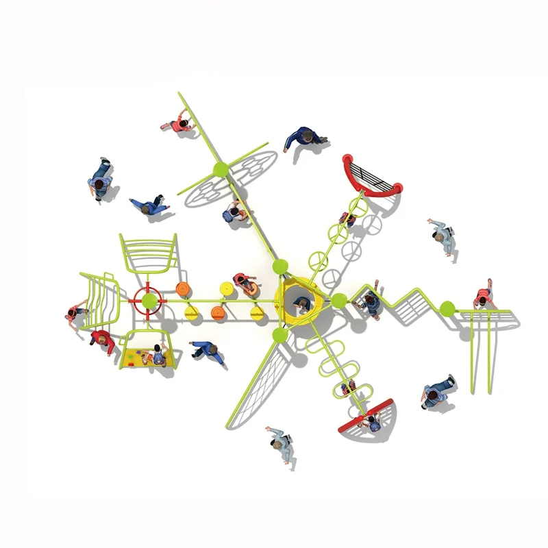 Kids Outdoor Climbing Structure - Uitdagende speeltoestellen voor kinderen, buitenspeelgoed, klimstructuur,
