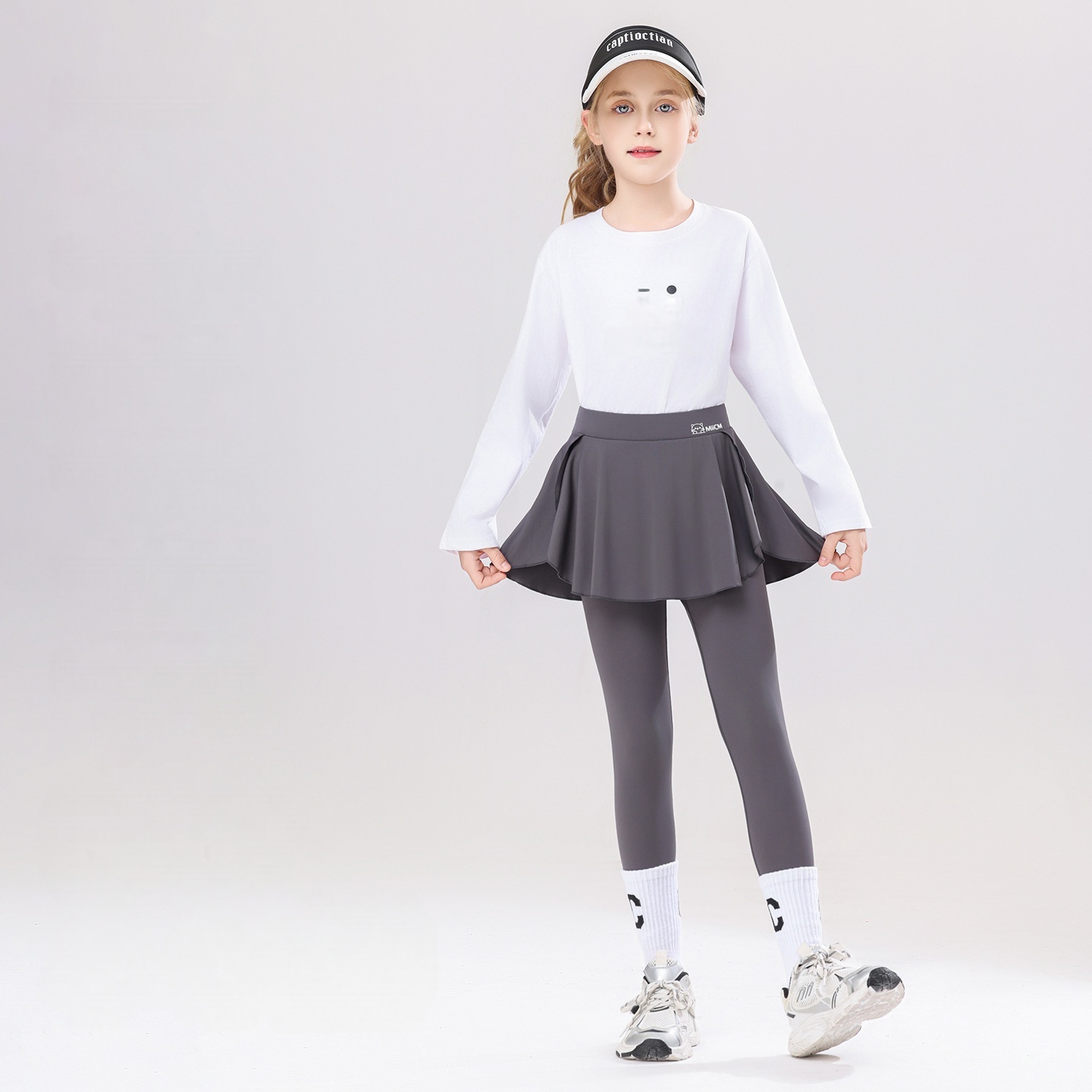 Kids Outdoor Yoga - 2026 Nieuwe meisjesleggings met rokje, kinderen