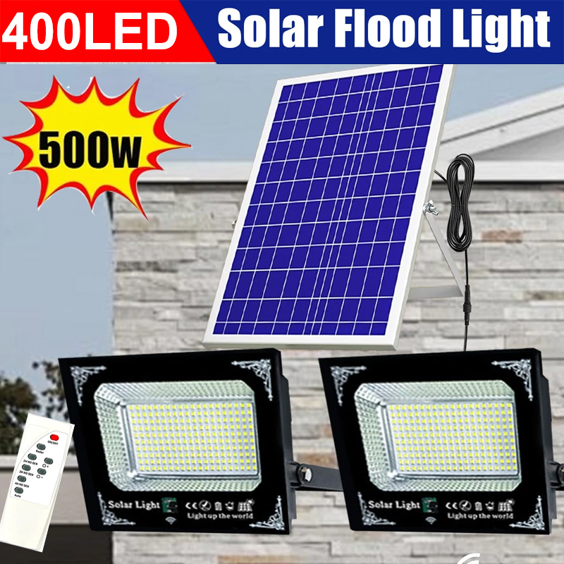 Balance Beam Outdoor - 500W led-zonnelicht Hoge heldere 2-kopschijnwerper Waterdichte