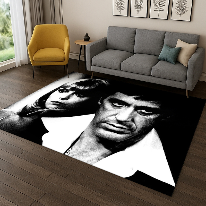 Kids Outdoor Movies - 3D Scarface Klassieke Film Tony Tapijt