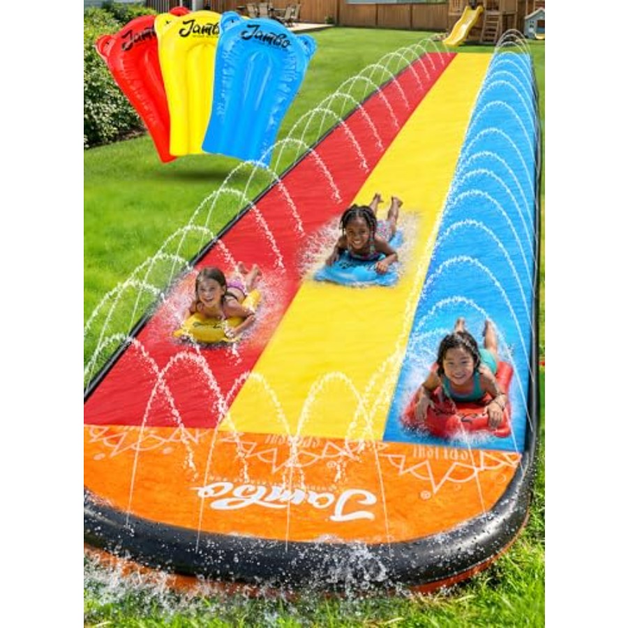 Tuinbadspeelplezier voor kinde - Kids Outdoor Water Slide recensie en prijs