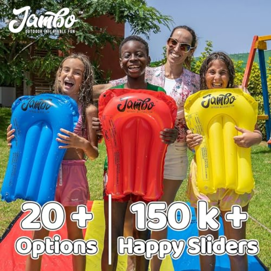 Tuinbadspeelplezier voor kinde - Kids Outdoor Water Slide recensie en prijs