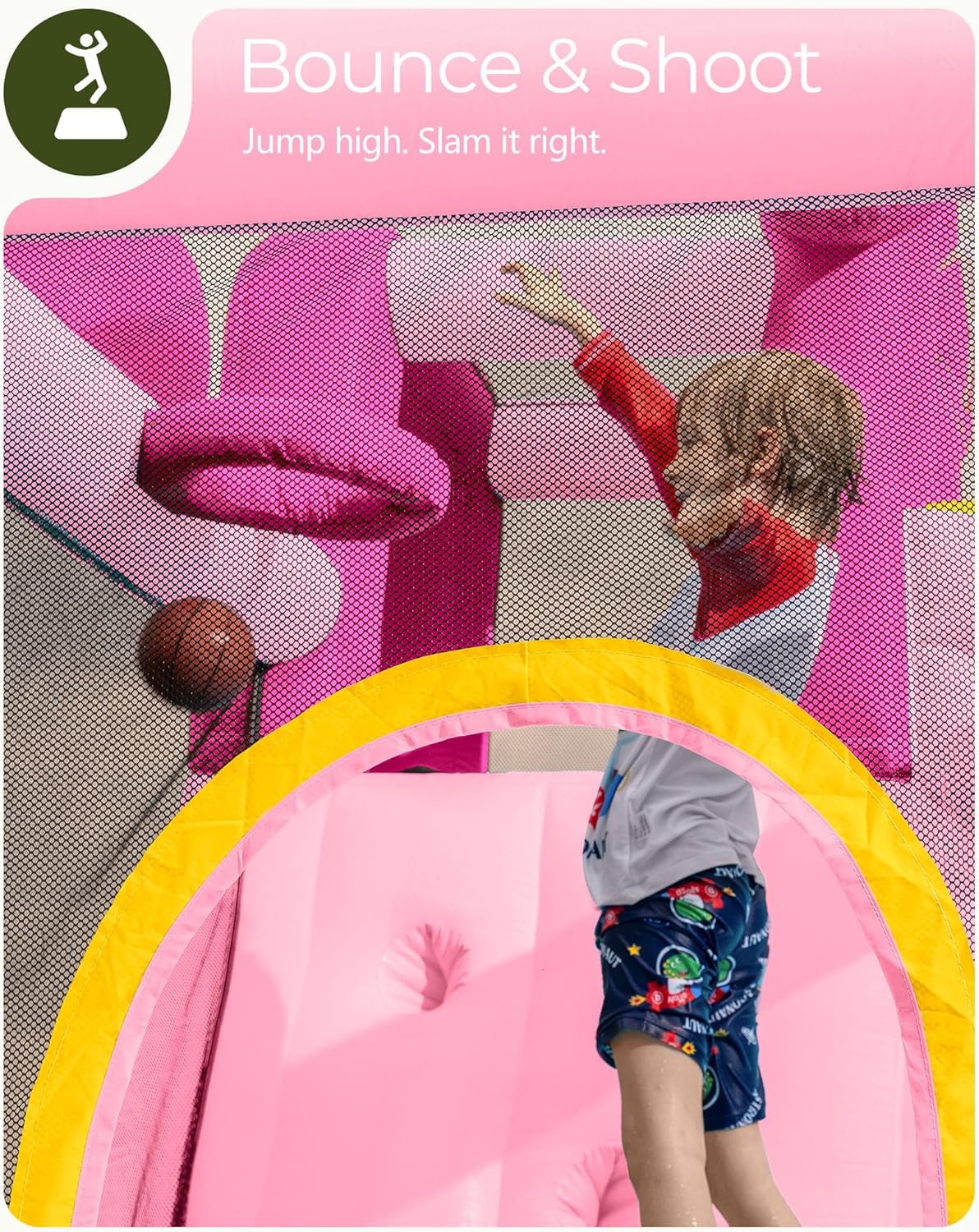 Roze opblaasbare waterglijbaan - Kids Outdoor Inflatable Water Slide recensie en prijs