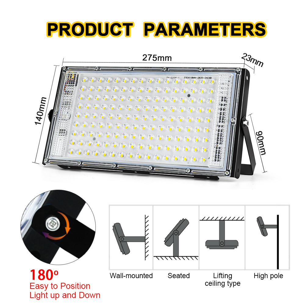 50W 100W 150W Led-schijnwerper - Balance Beam Outdoor recensie en prijs