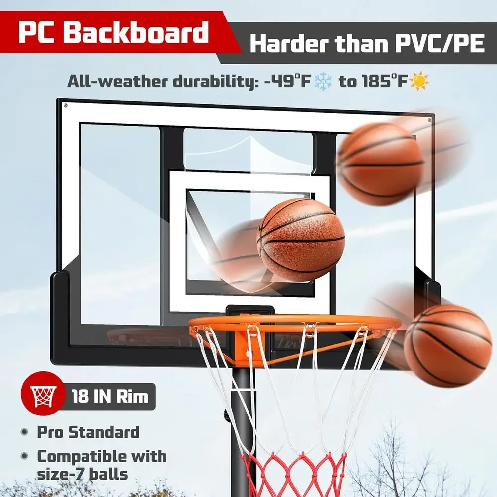 Draagbare buitenbasketbalring  - Kids Outdoor Basketball Hoop recensie en prijs