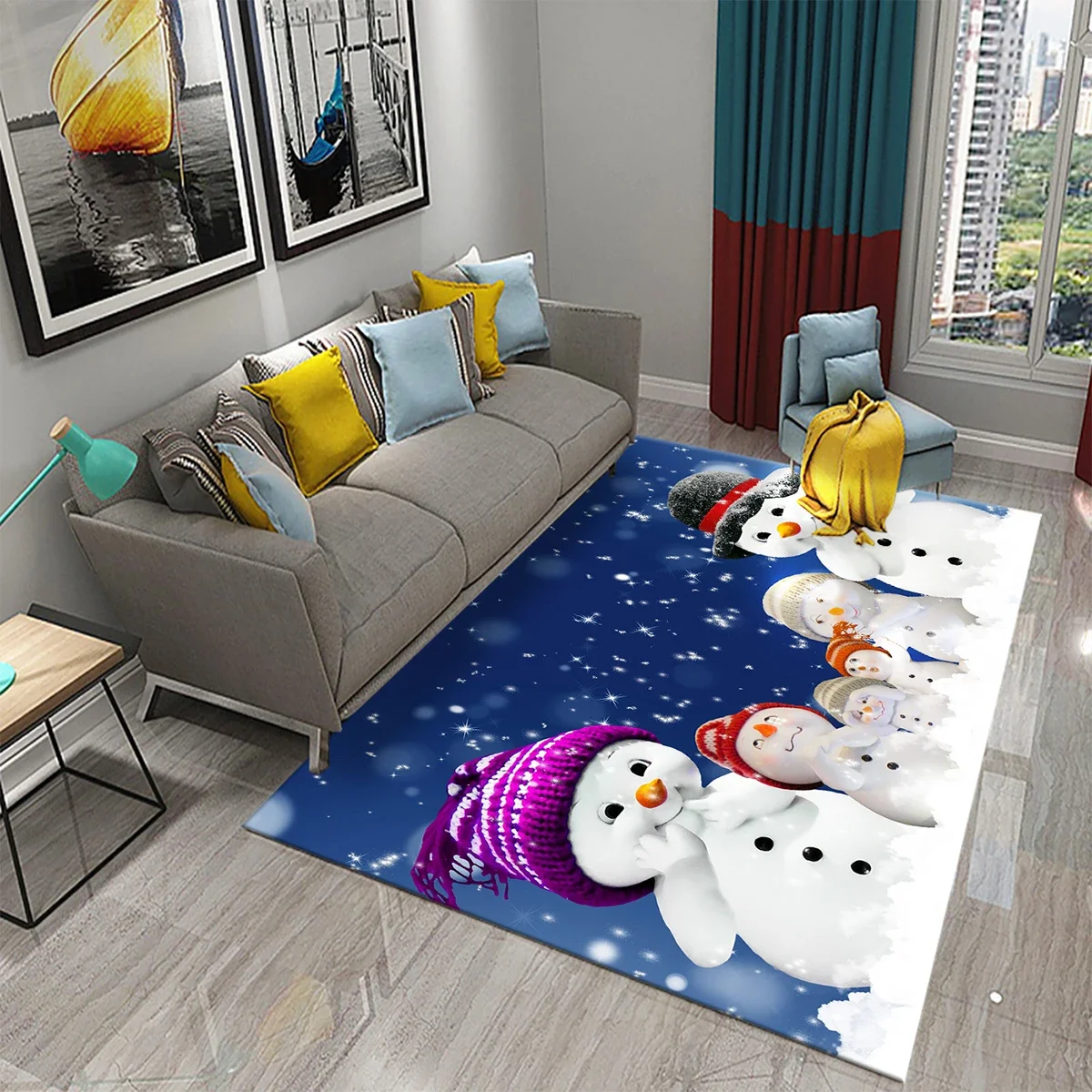 Mooie Cartoon Sneeuwpop Tapijt - Kids Outdoor Yoga recensie en prijs