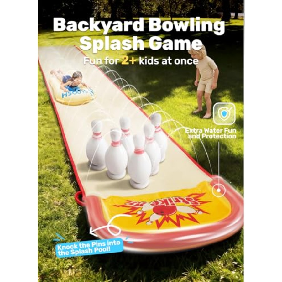 Buitenpret voor kinderen in de - Kids Outdoor Water Slide recensie en prijs