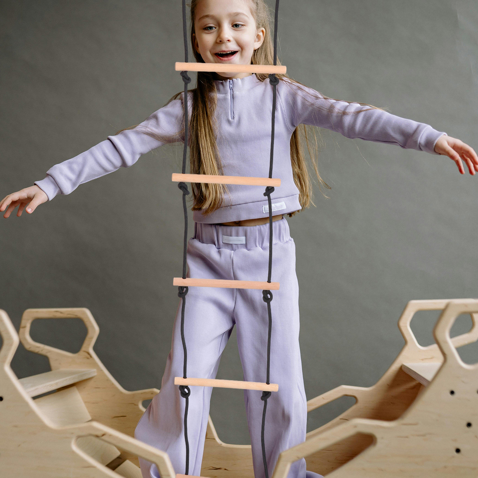 1 Set Houten Klimrek Voor Kind - Kids Outdoor Wooden Playset recensie en prijs