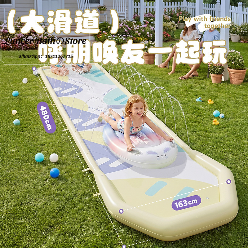 Cross-border PVC waterglijbaan - Outdoor Children'S Park recensie en prijs