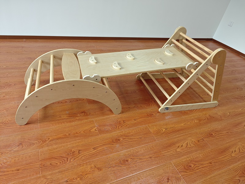 Hotselling 3-in-1 Montessori h - Kids Outdoor Wooden Playset recensie en prijs