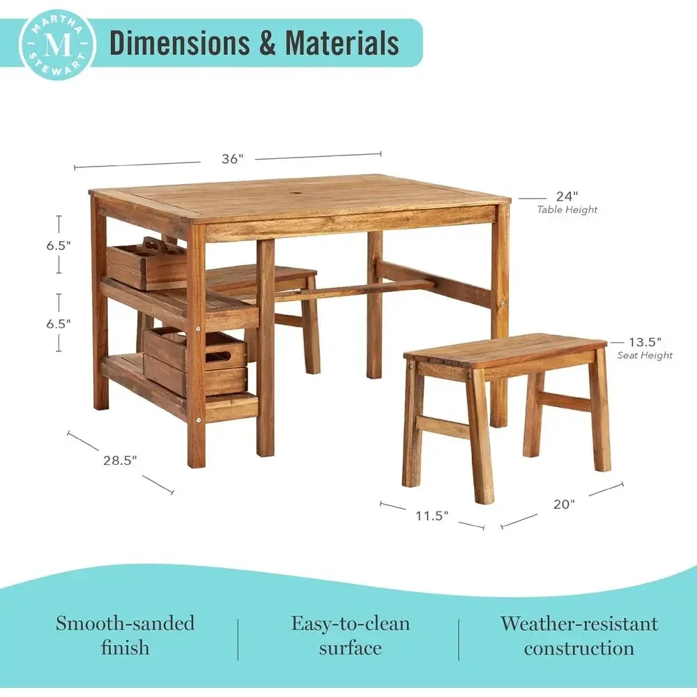 Kinderbuitenactiviteiten-tafel - Kids Outdoor Wooden Playset recensie en prijs