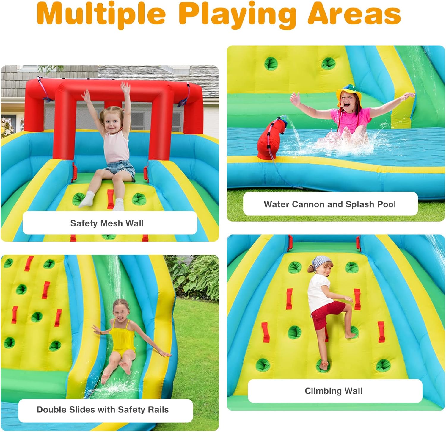 Reuze opblaasbare waterglijbaa - Kids Outdoor Inflatable Water Slide recensie en prijs