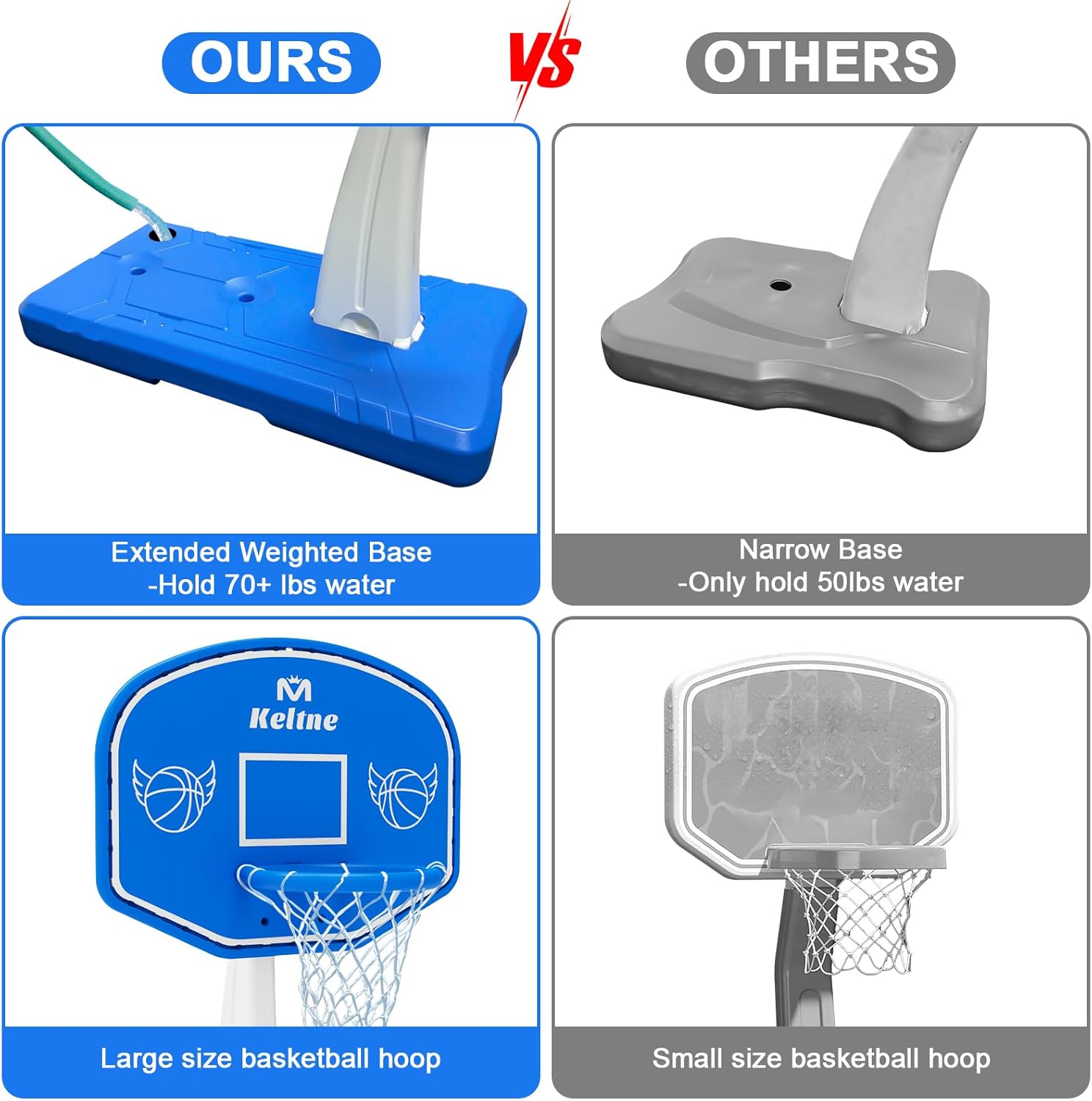 Grote basketbalring voor zwemb - Kids Outdoor Basketball Hoop recensie en prijs