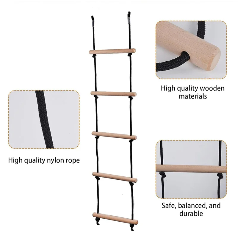 Kinderen Klimtouw Ladder Houte - Kids Outdoor Climbing Structure recensie en prijs