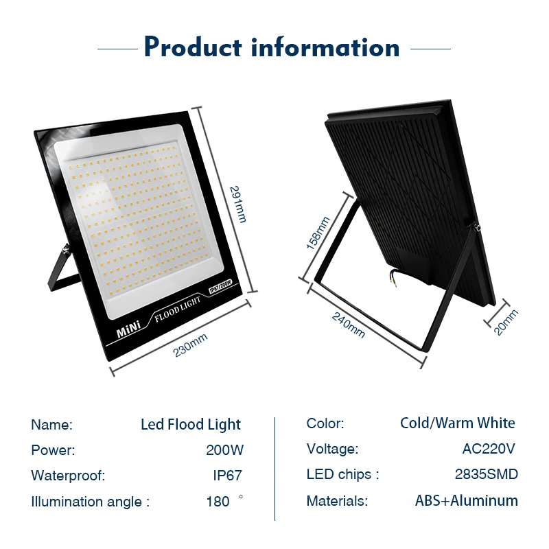 10W 20W 30W 50W 100W 150W 200W - Balance Beam Outdoor recensie en prijs