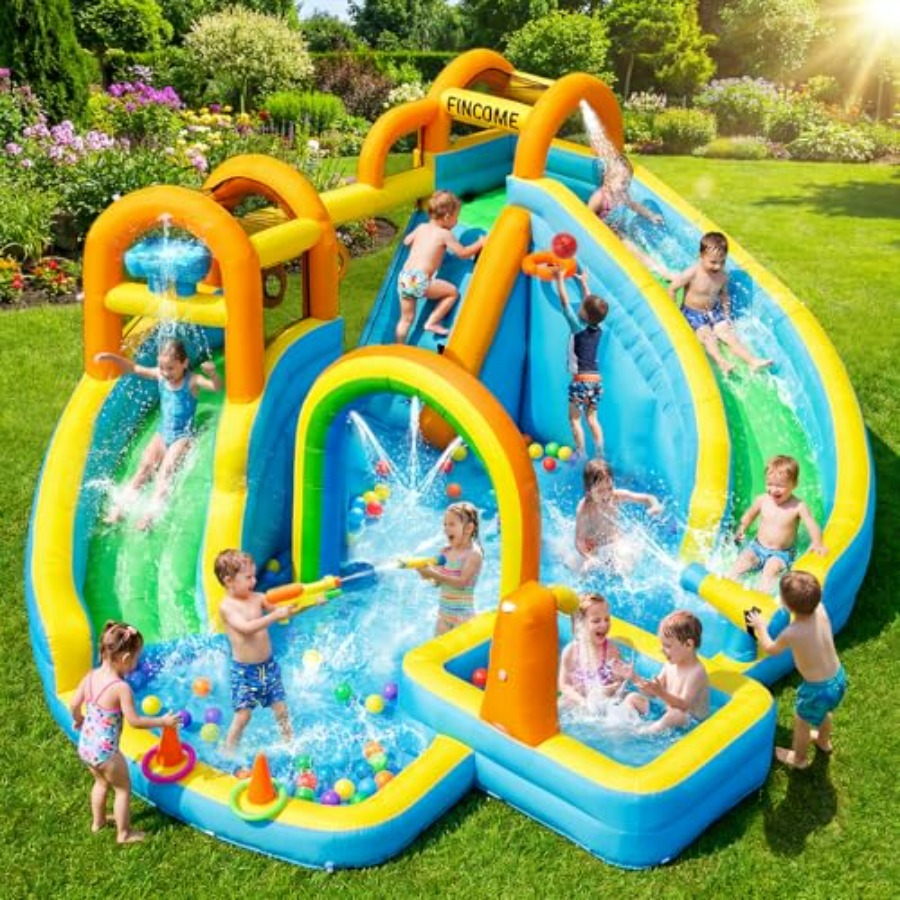 Opblaasbare waterglijbaan voor - Kids Outdoor Basketball Hoop recensie en prijs