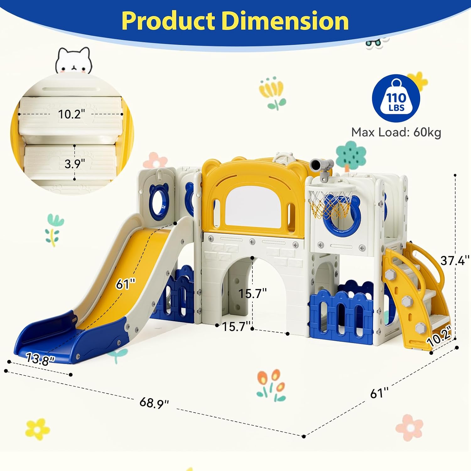 10-in-1 glijbaanset voor peute - Kids Outdoor Toys B&Q recensie en prijs