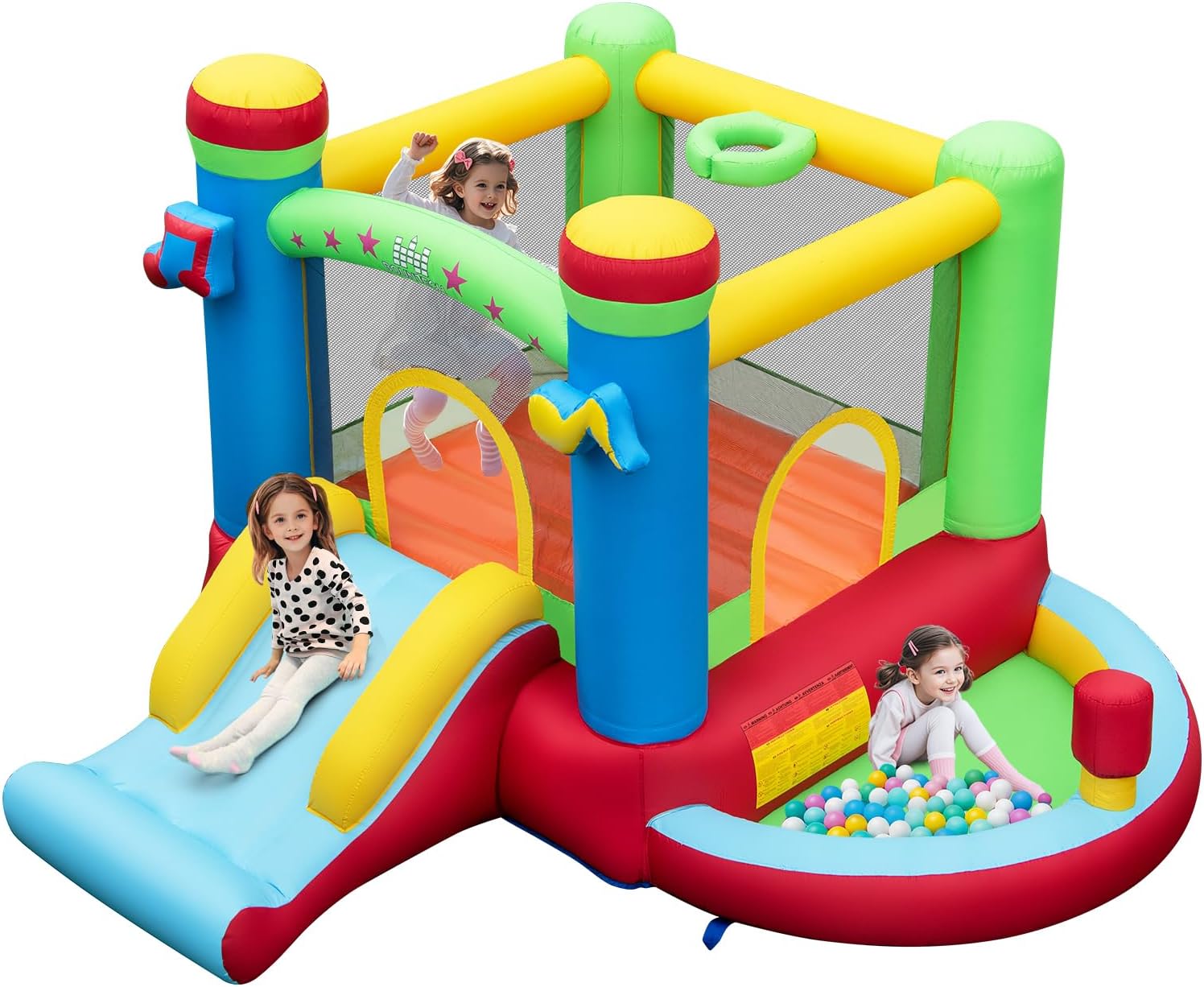 Opblaasbare springkasteel met  - Kids Outdoor Basketball Hoop recensie en prijs