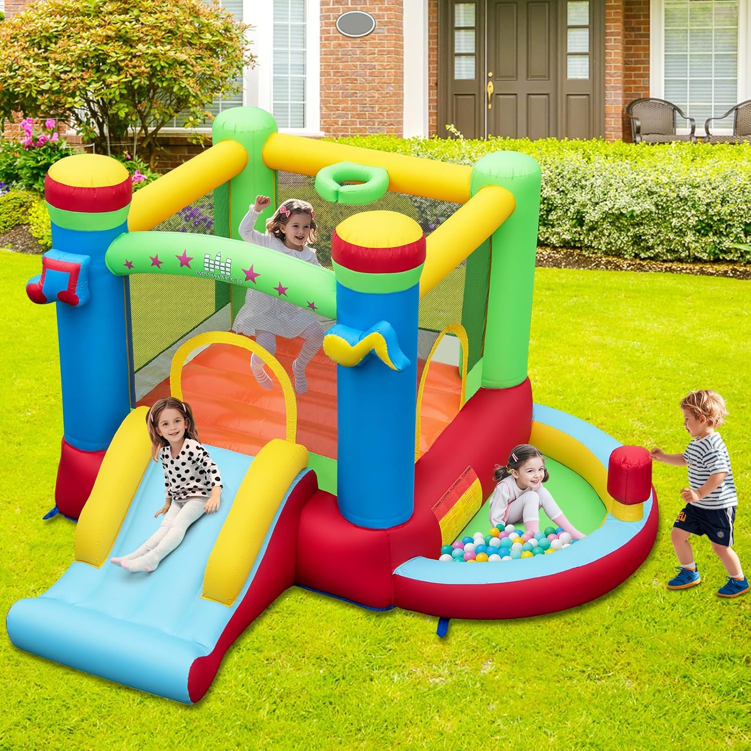 Opblaasbare springkasteel met  - Kids Outdoor Basketball Hoop recensie en prijs