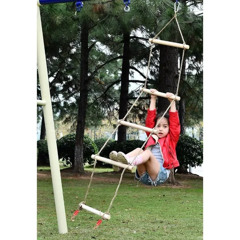 Kinderen Klimtouwladder Houten - Kids Outdoor Climbing Structure recensie en prijs