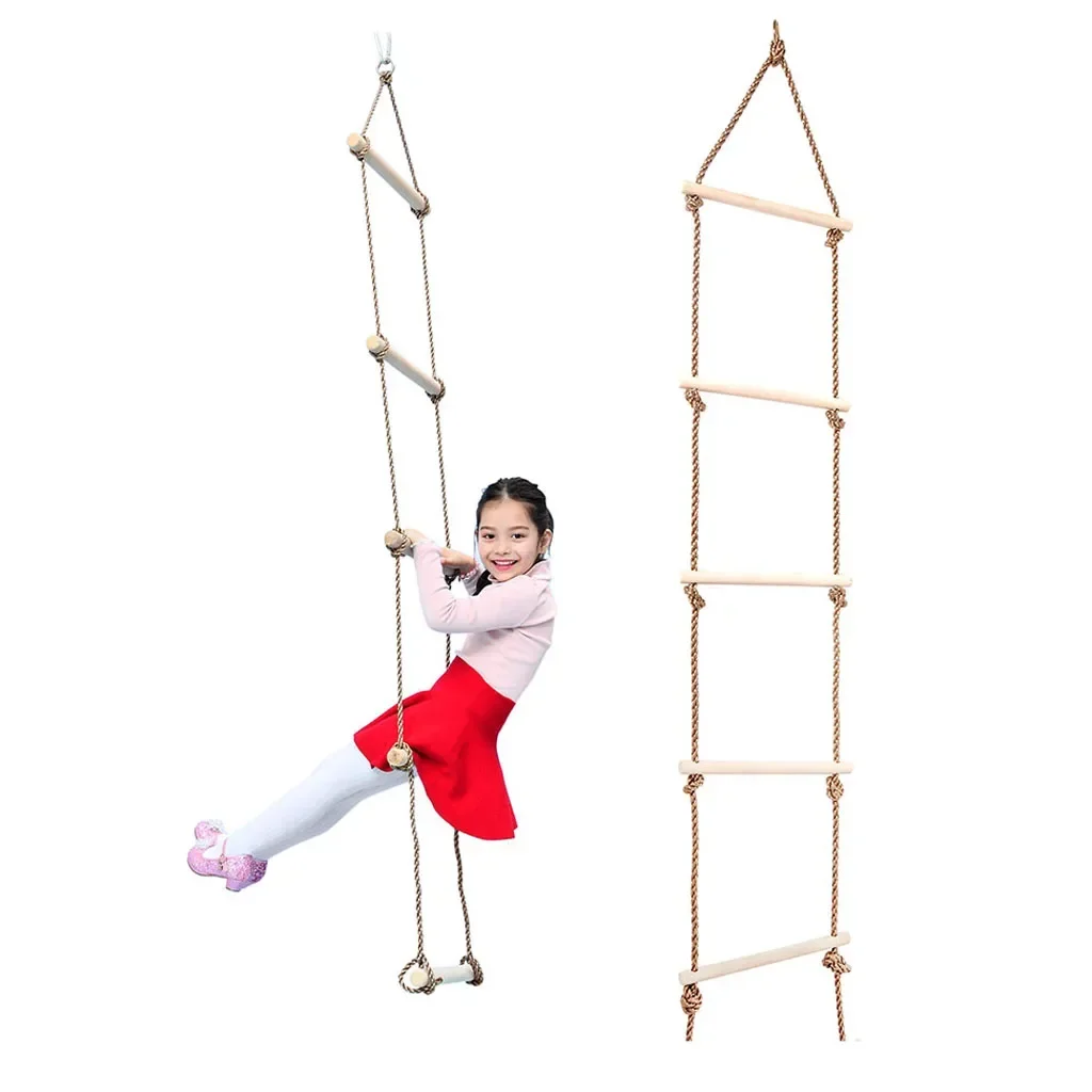 Kinderen Klimtouwladder Houten - Kids Outdoor Climbing Structure recensie en prijs