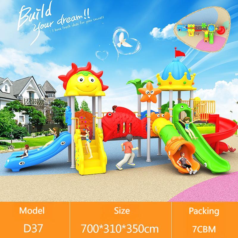 Kleine, goedkope speeltoestell - Kids Outdoor Swing Set With Slide recensie en prijs