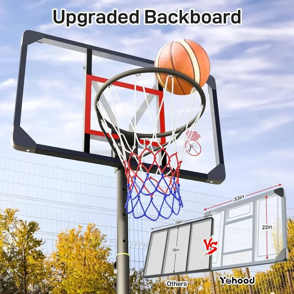 Verstelbare hoogte, draagbare  - Kids Outdoor Basketball Hoop recensie en prijs