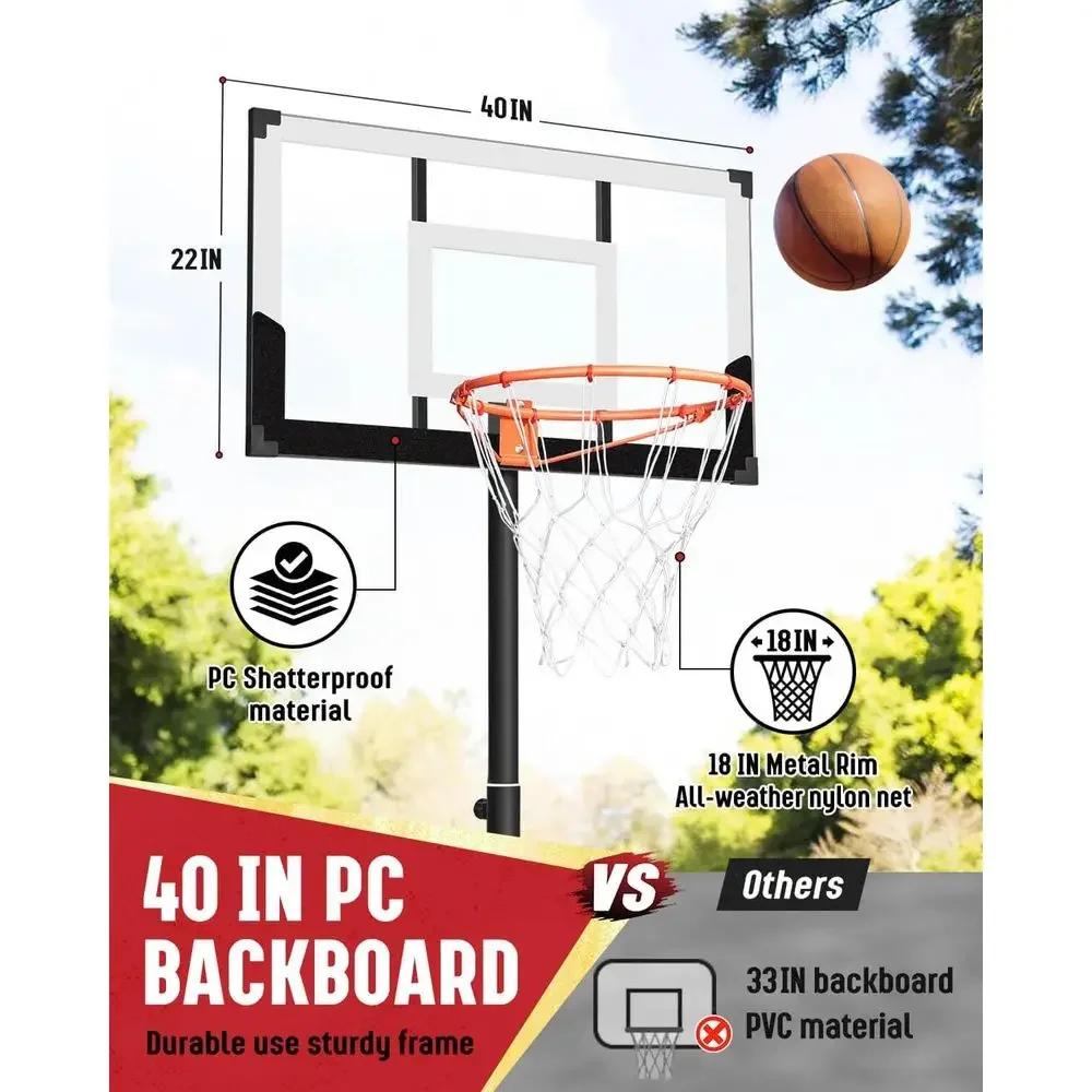 Verstelbare buitenbasketbalrin - Kids Outdoor Basketball Hoop recensie en prijs
