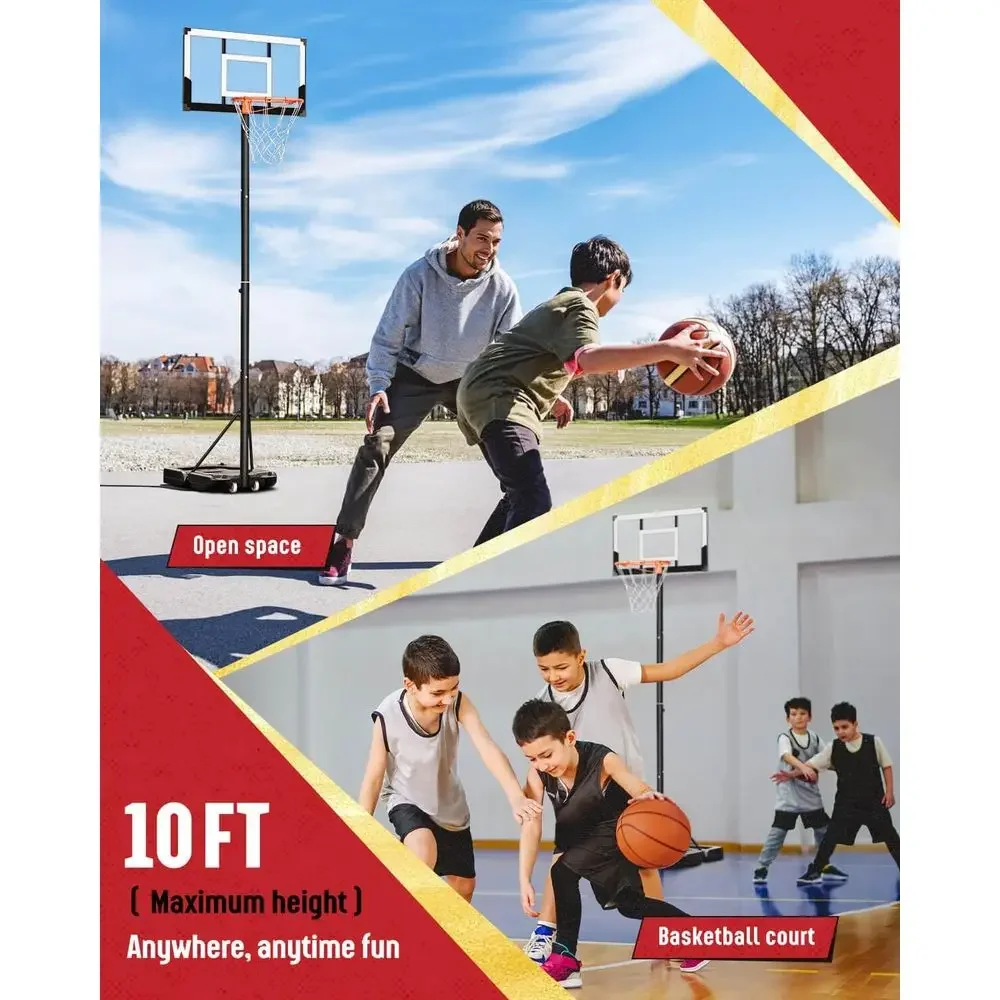 Verstelbare buitenbasketbalrin - Kids Outdoor Basketball Hoop recensie en prijs