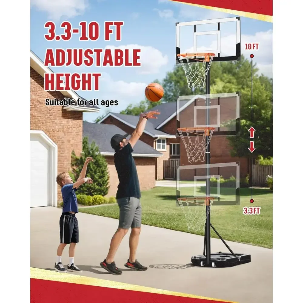 Verstelbare buitenbasketbalrin - Kids Outdoor Basketball Hoop recensie en prijs