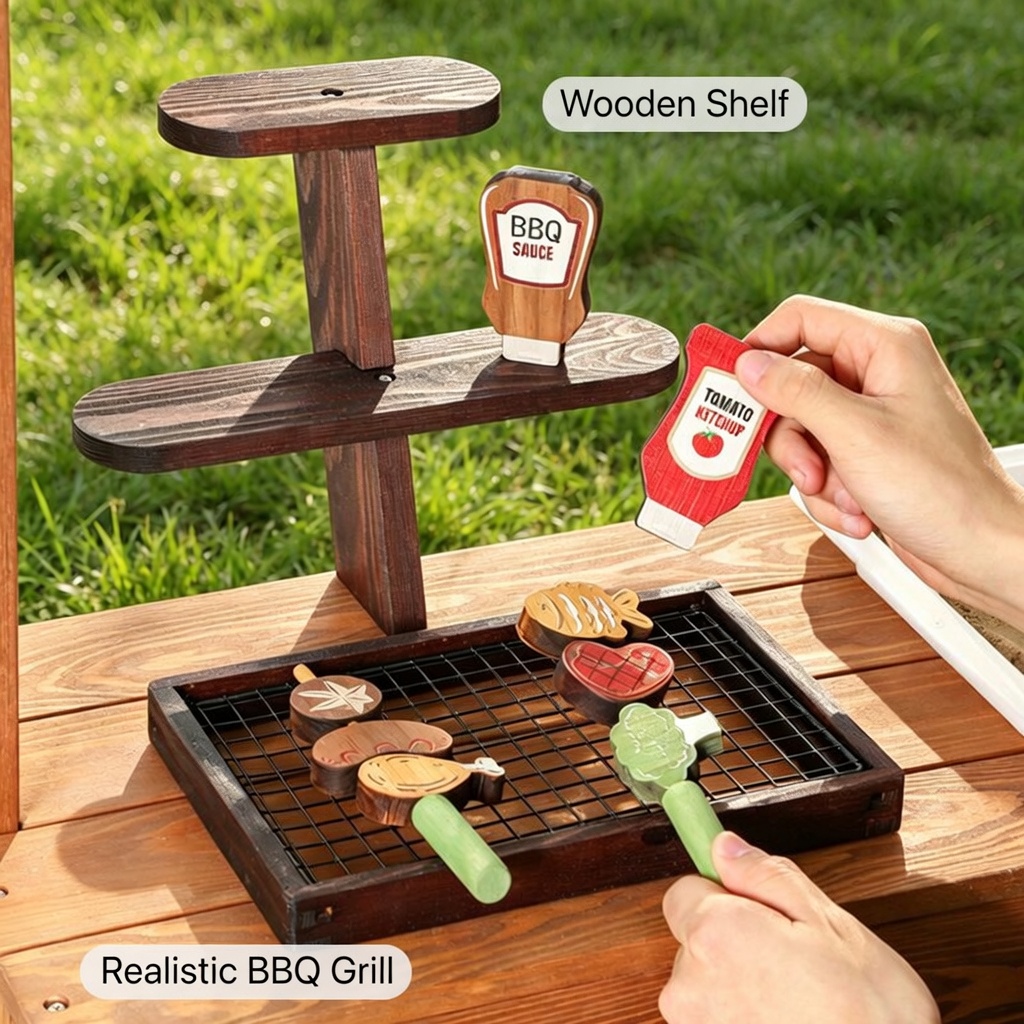 Houten buiten speelhuis modder - Kids Outdoor House With Kitchen recensie en prijs