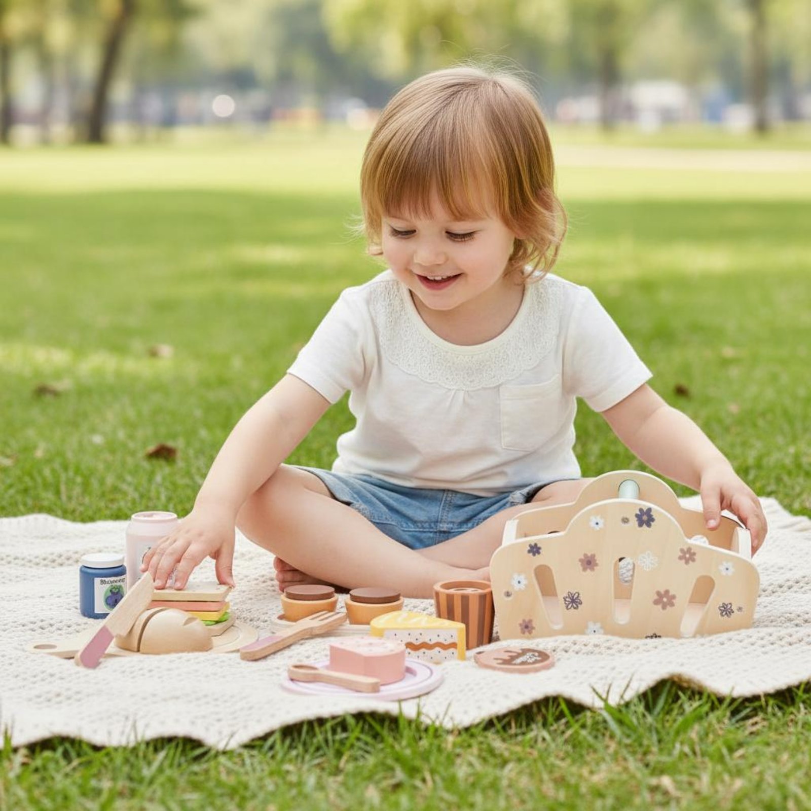 Houten buitenmaaltijdmandje Sp - Kids Outdoor Wooden Playset recensie en prijs