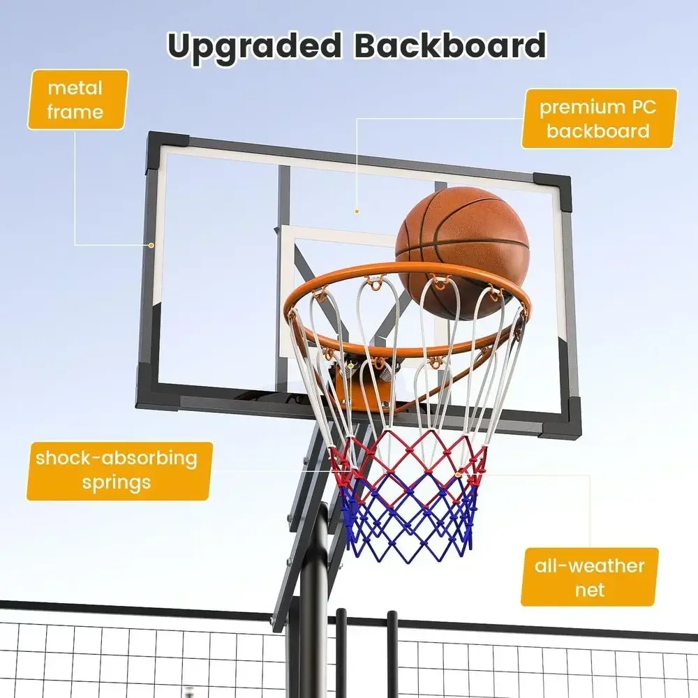 Draagbare buitenbasketbalring  - Kids Outdoor Basketball Hoop recensie en prijs
