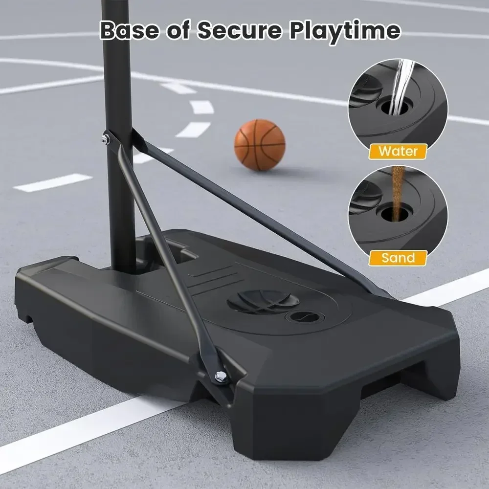 Draagbare buitenbasketbalring  - Kids Outdoor Basketball Hoop recensie en prijs
