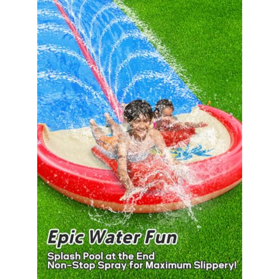 Buitenwaterglijbaan voor kinde - Kids Outdoor Water Slide recensie en prijs