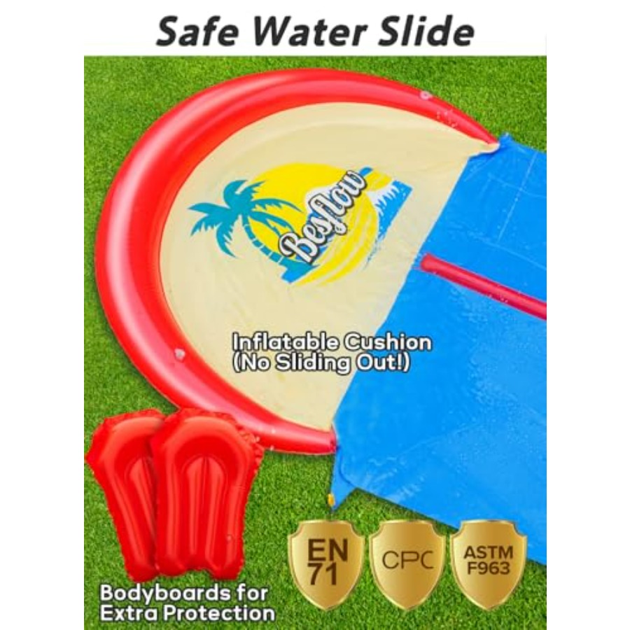 Buitenwaterglijbaan voor kinde - Kids Outdoor Water Slide recensie en prijs